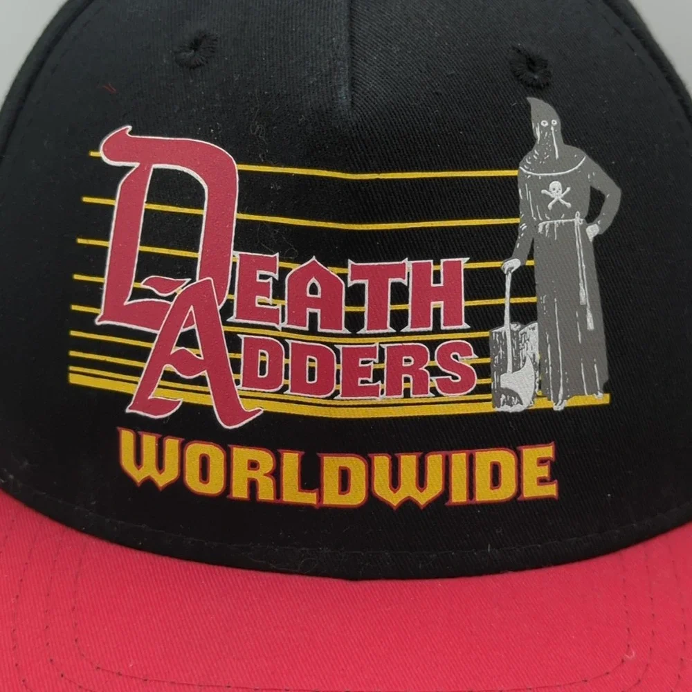 Mishka NYC x Death Adders Executioner MNWKA Snapback Hat Cap Black Red RARE